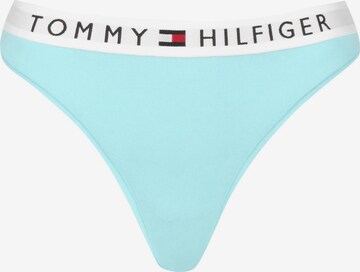 Tanga de la Tommy Hilfiger Underwear pe albastru: față