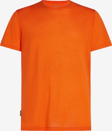 Maglia funzionale di ICEBREAKER in arancione: frontale