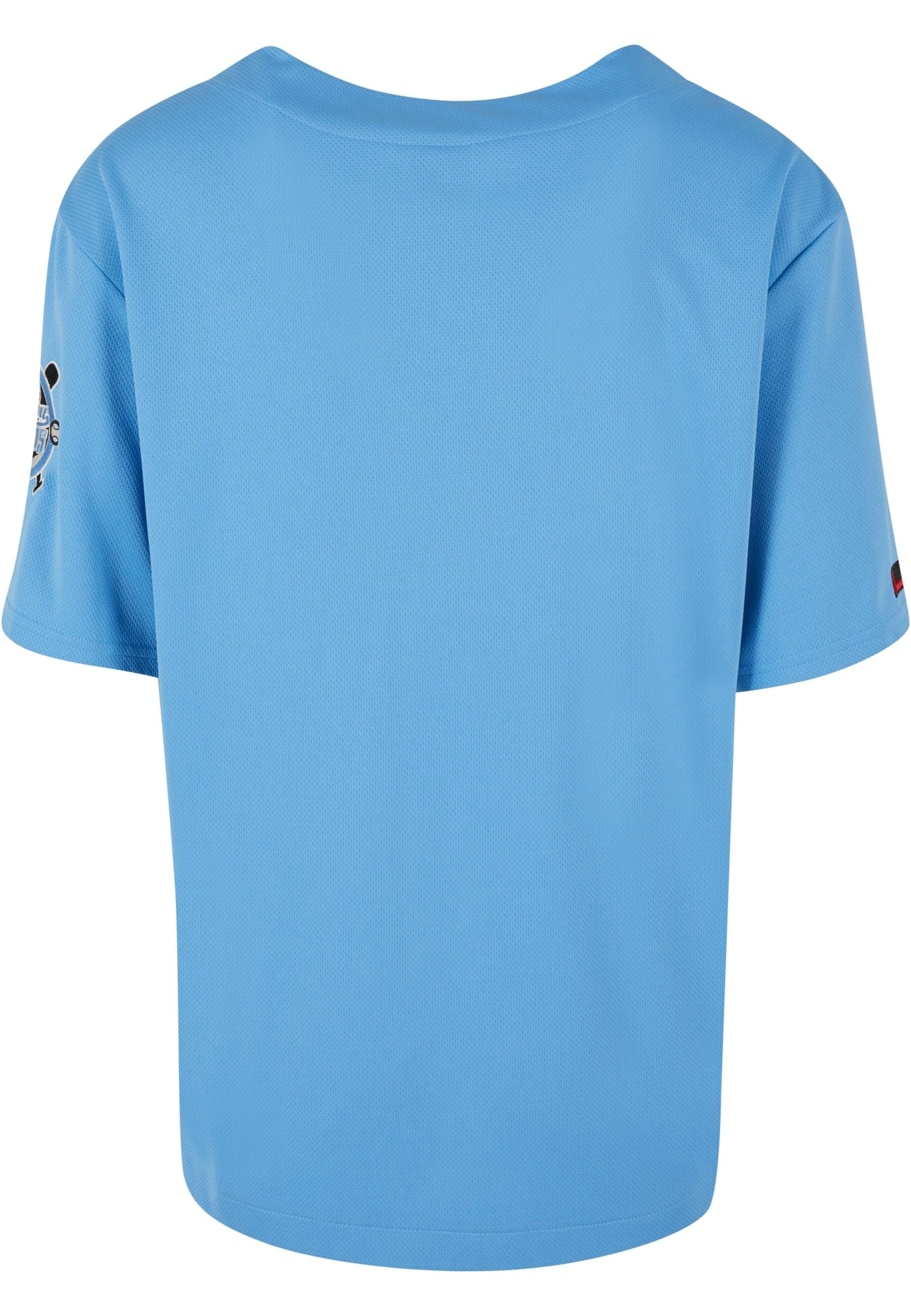 zils FUBU Standarta piegriezums Krekls 'Varsity'