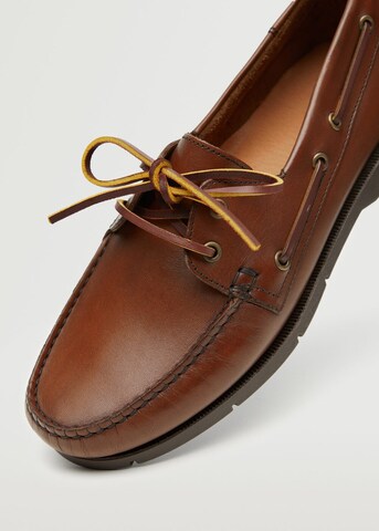 MANGO MAN Moccasins 'Nautilea' in Brown