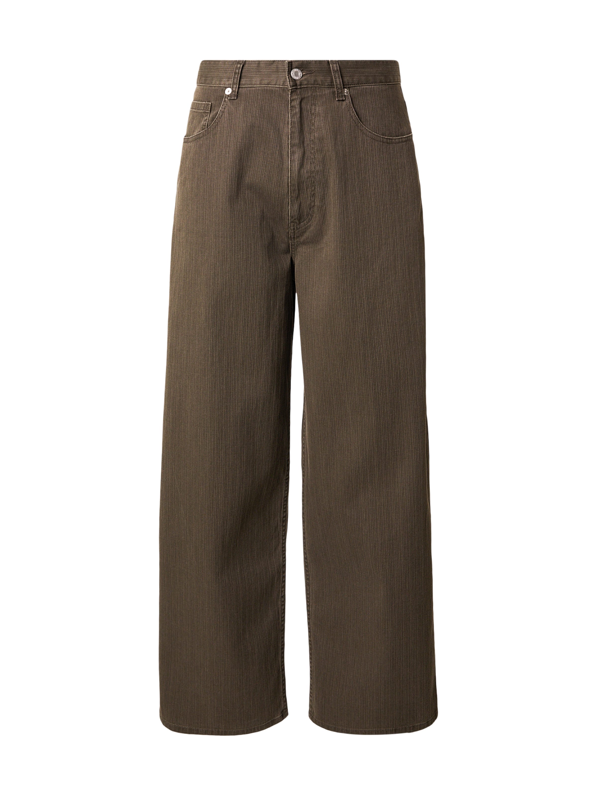 WEEKDAY Baggy Pants 'Astro' in Brown: front
