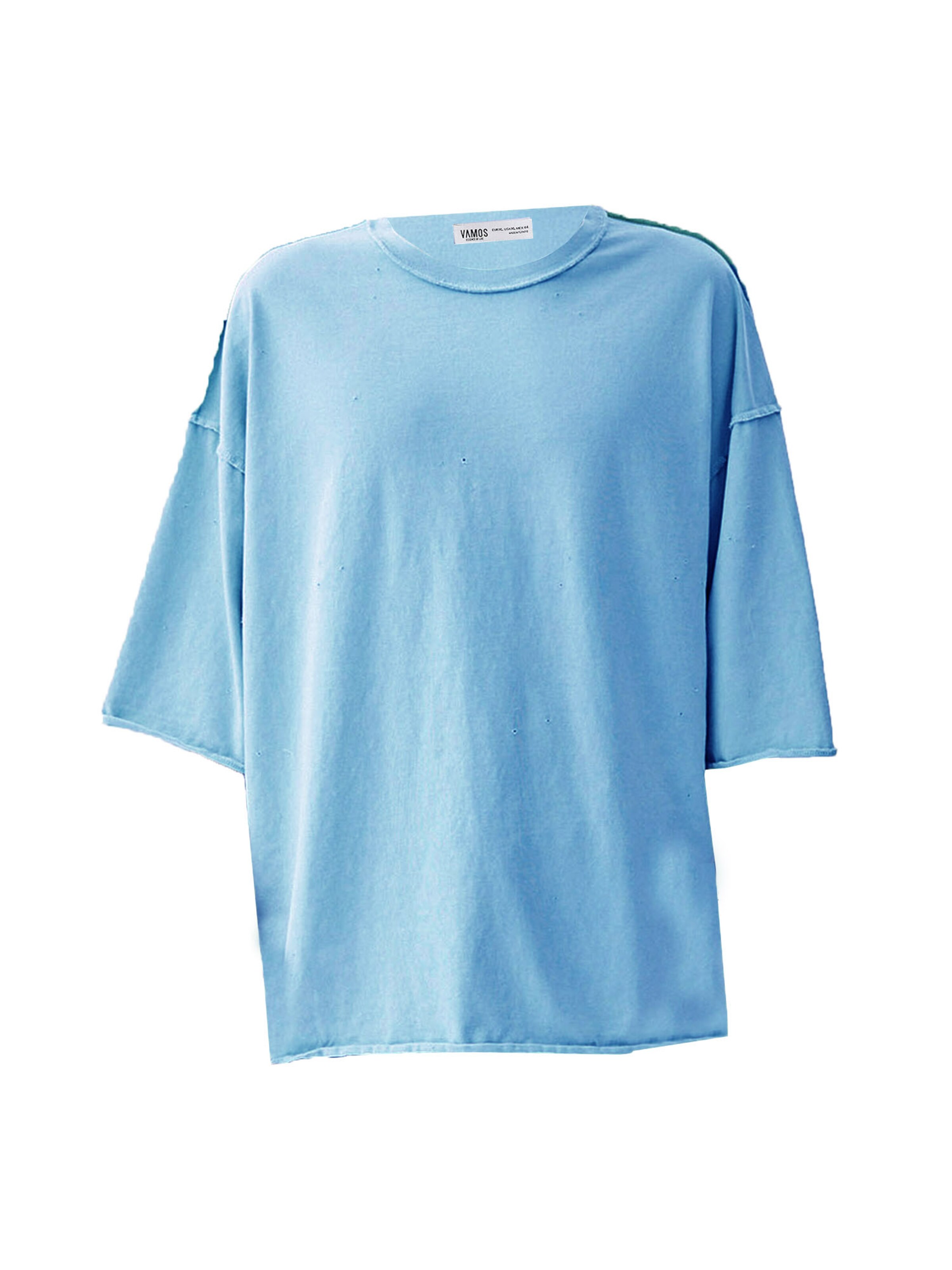 zils VAMOS CLO T-Krekls: no priekšpuses
