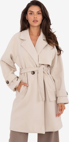 Madnezz House Übergangsmantel in Beige: Vorderseite