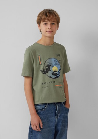 s.Oliver Shirt in Grün: Vorderseite