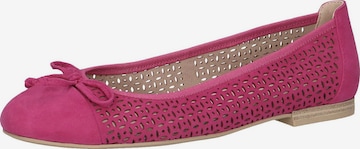 CAPRICE Ballet Flats in Pink: front