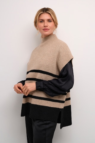 Pull-over 'CR Stari' Cream en beige : devant