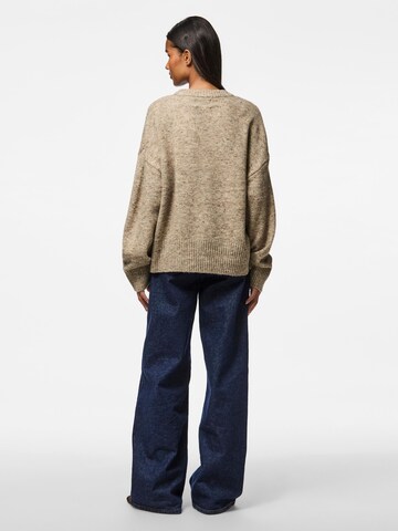 PIECES Pullover 'Nora' in Beige