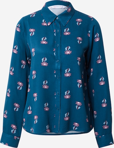 Bluză 'Camisa' Compania Fantastica pe albastru deschis / verde petrol / mov zmeură / roz eozină, Vizualizare produs