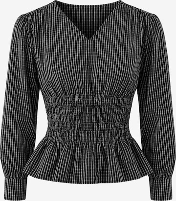 Chemisier 'The Carla Long Sleeve Top' ARMIE en noir : devant