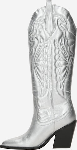 Bottes de cowboy 'New-Kole' BRONX en argent