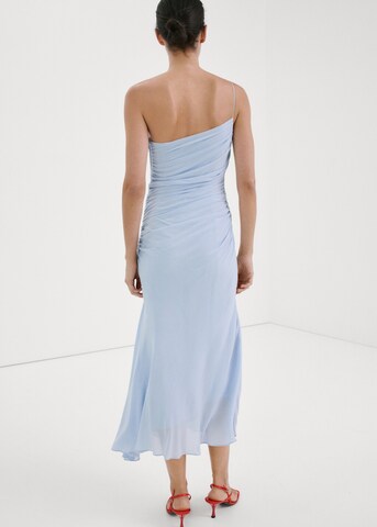 MANGO Evening Dress 'Amina' in Blue