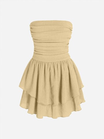 Hiccup Dress in Yellow: front