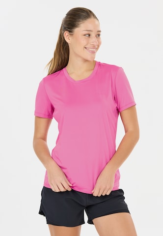 ENDURANCE Functioneel shirt 'Nan' in Roze: voorkant
