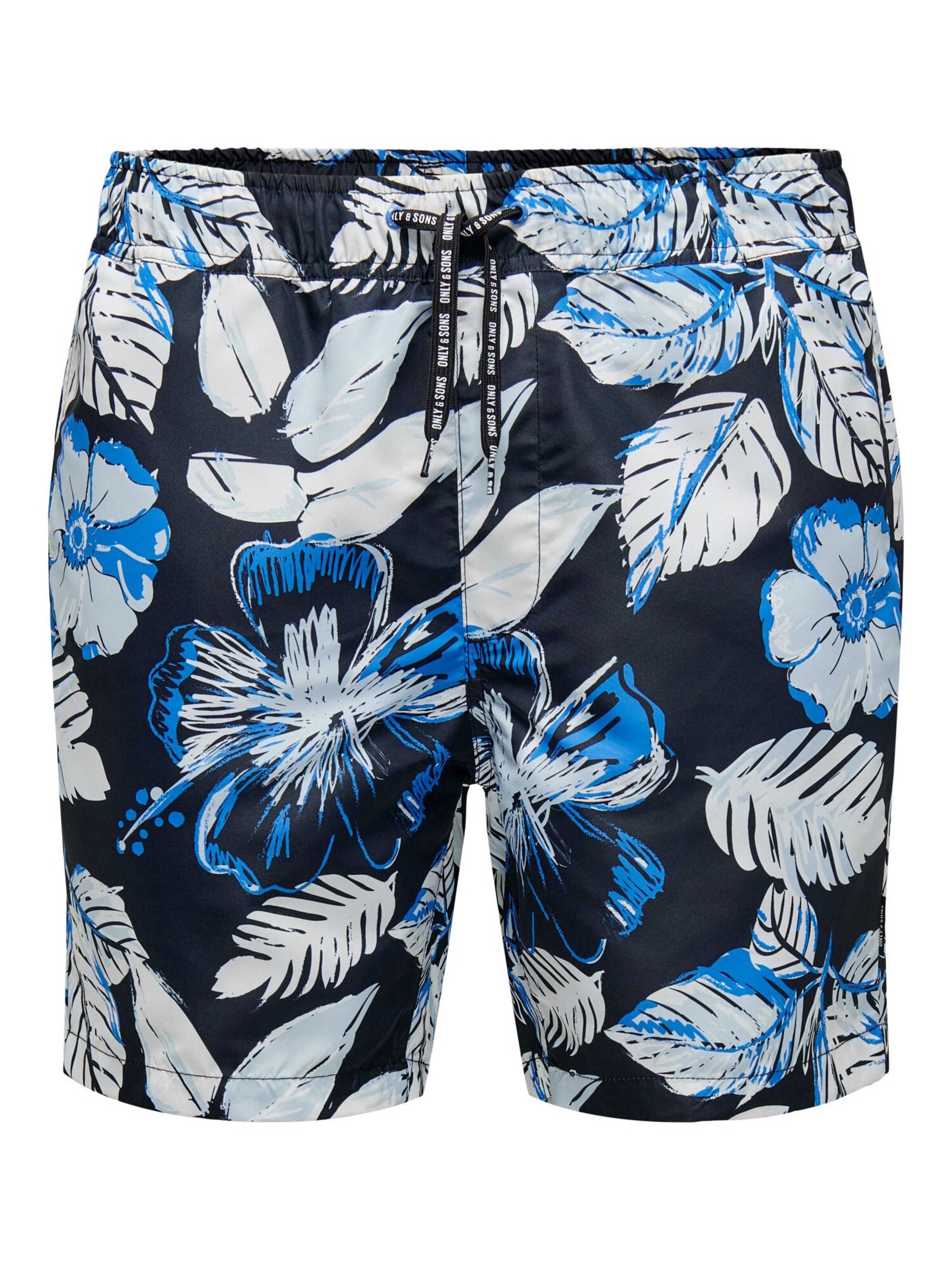 Only & Sons Zwemshorts 'ONSThor' in Blauw: voorkant