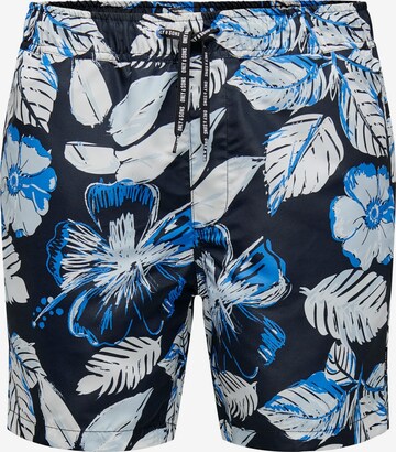 Shorts de bain 'ONSTHOR' Only & Sons en bleu : devant