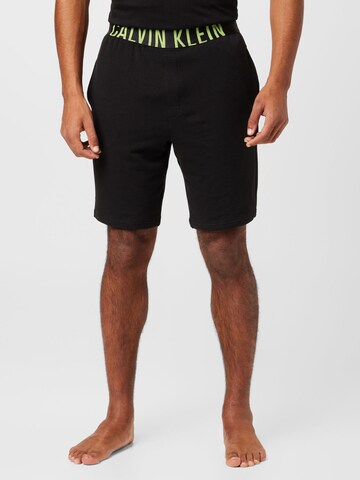 Calvin Klein Underwear - Regular Calças de pijama 'Intense Power' em preto: frente