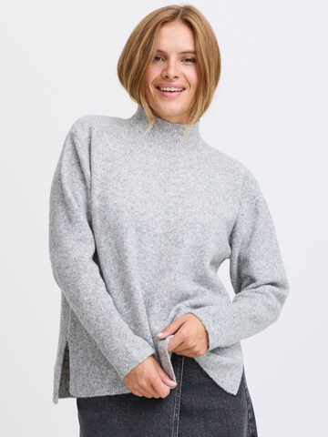 Pull-over 'Astra' PULZ Jeans en gris : devant