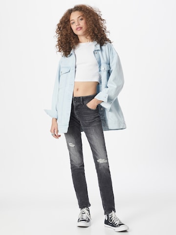 Coupe slim Jean 'Molly' LTB en gris