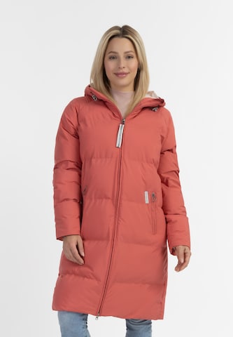 Schmuddelwedda Raincoat in Red: front