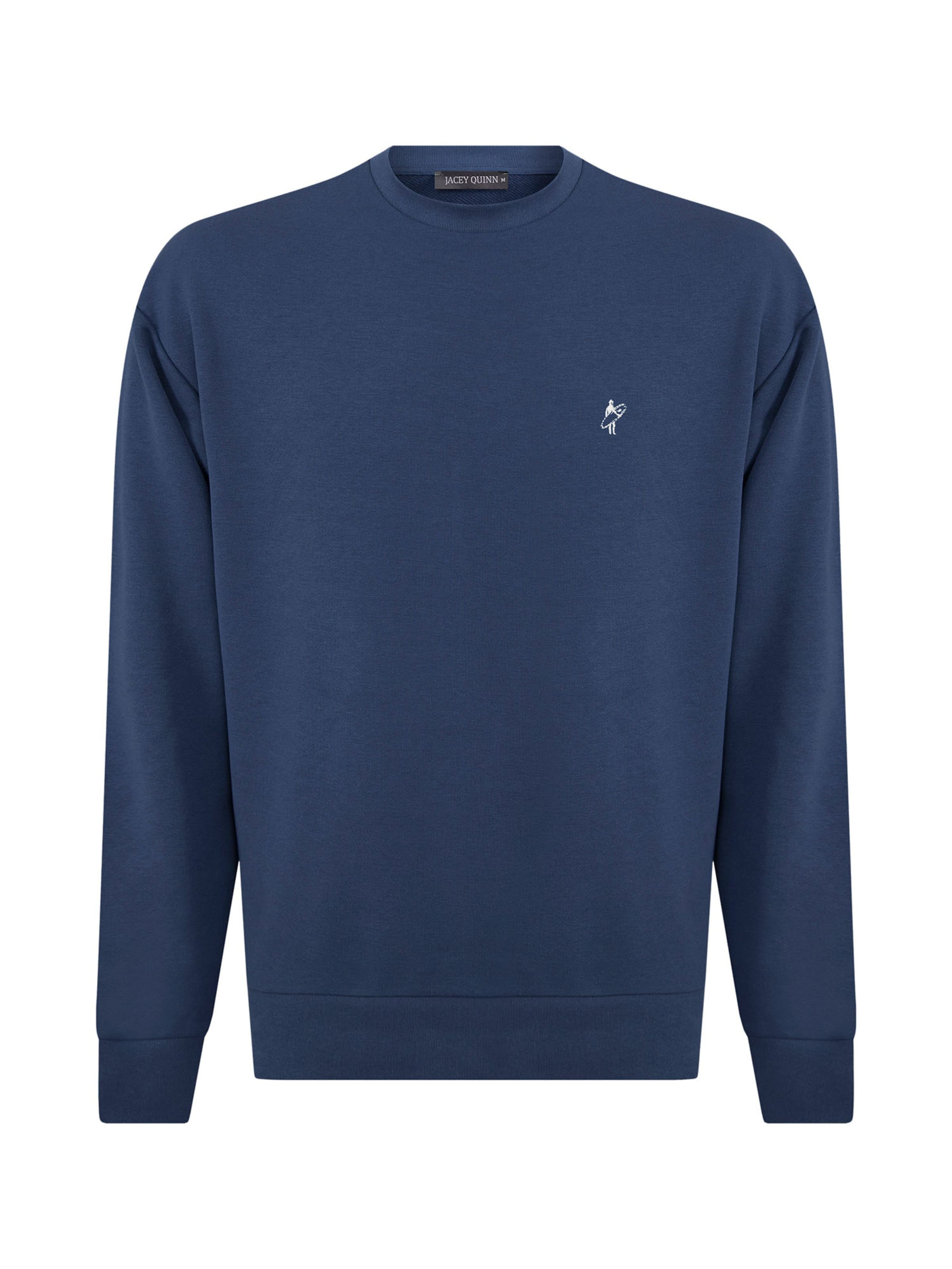 Jacey Quinn Μπλούζα φούτερ σε μπλε: μπροστά