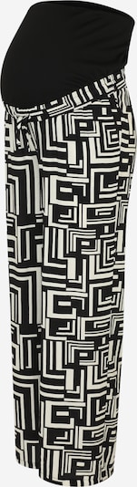 Only Maternity Housut 'OLMKARTA' värissä musta / valkoinen, Tuotenäkymä