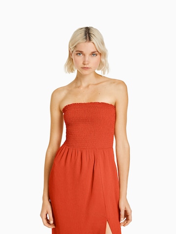 Robe d’été Bershka en orange : devant