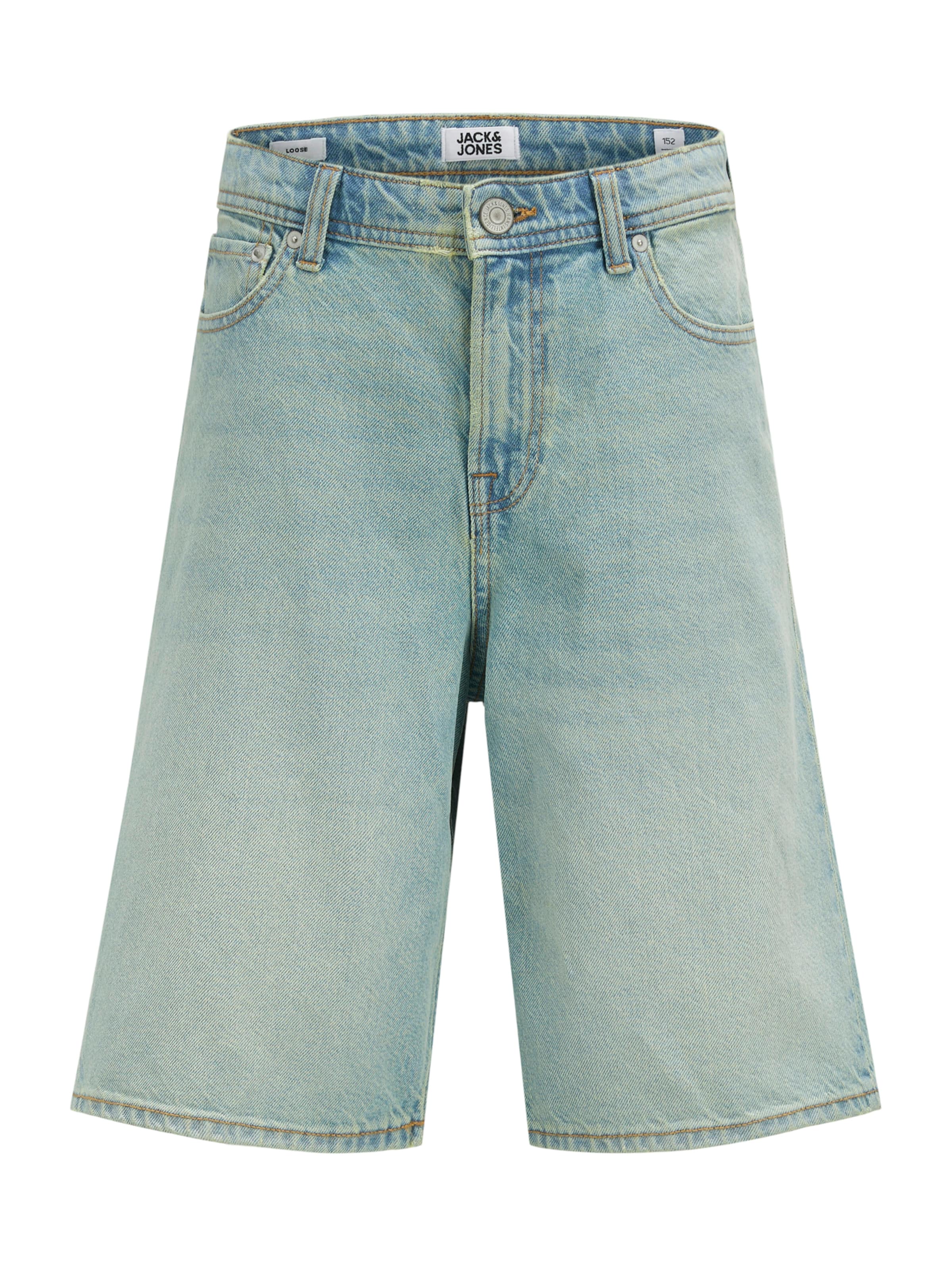 Jack & Jones Junior - Loosefit Vaquero 'JJIAlex Original' en azul: frente