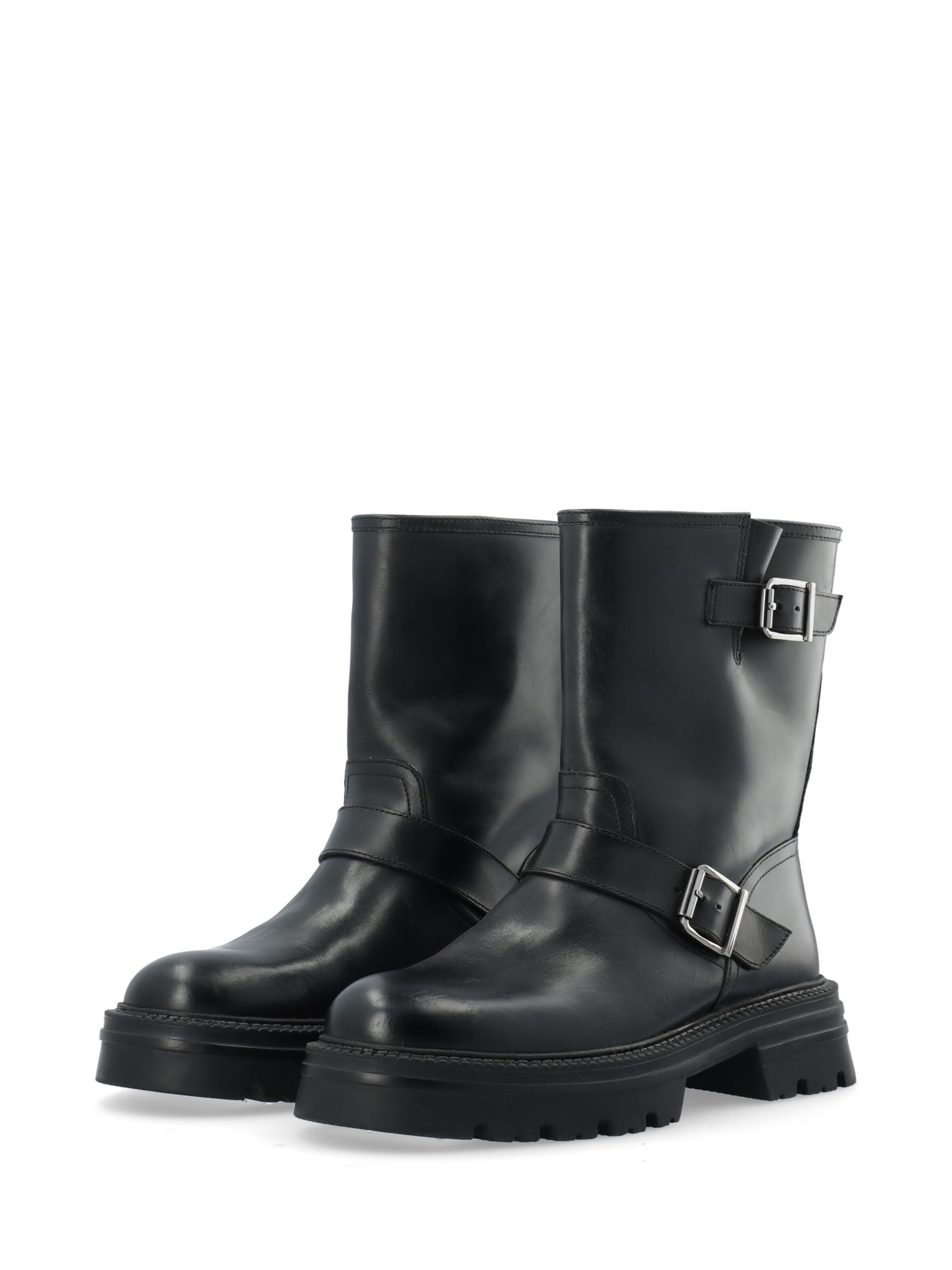 Bianco Enkellaarsjes in Zwart