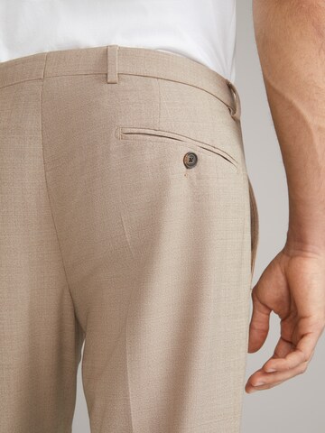 JOOP! Slimfit Bügelfaltenhose 'Blayr' in Beige