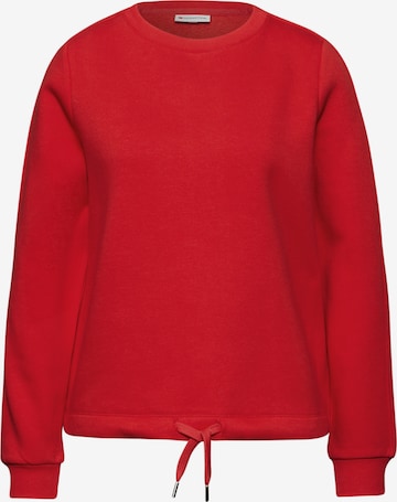 STREET ONE Sweatshirt in Red: front
