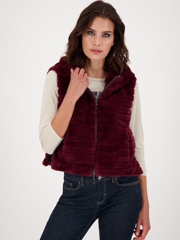 Gilet di monari in rosso: frontale