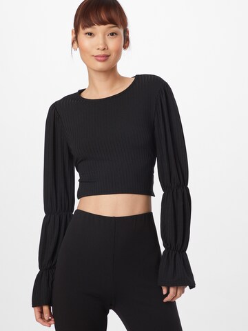 T-shirt Missguided en noir : devant