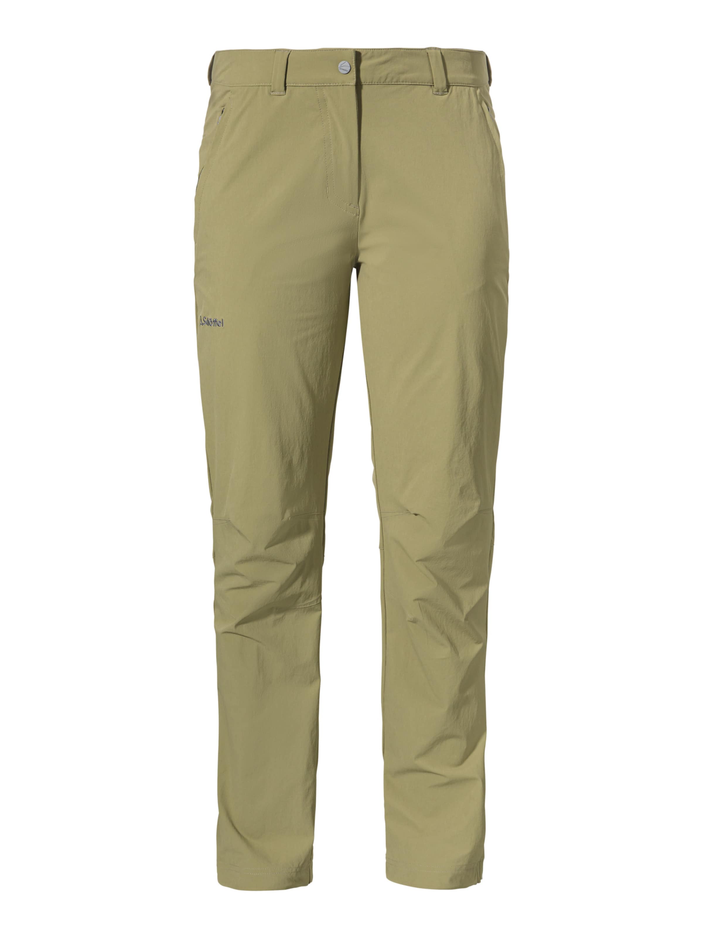 Schöffel Regular Outdoor trousers 'Engadin1' in Green: front