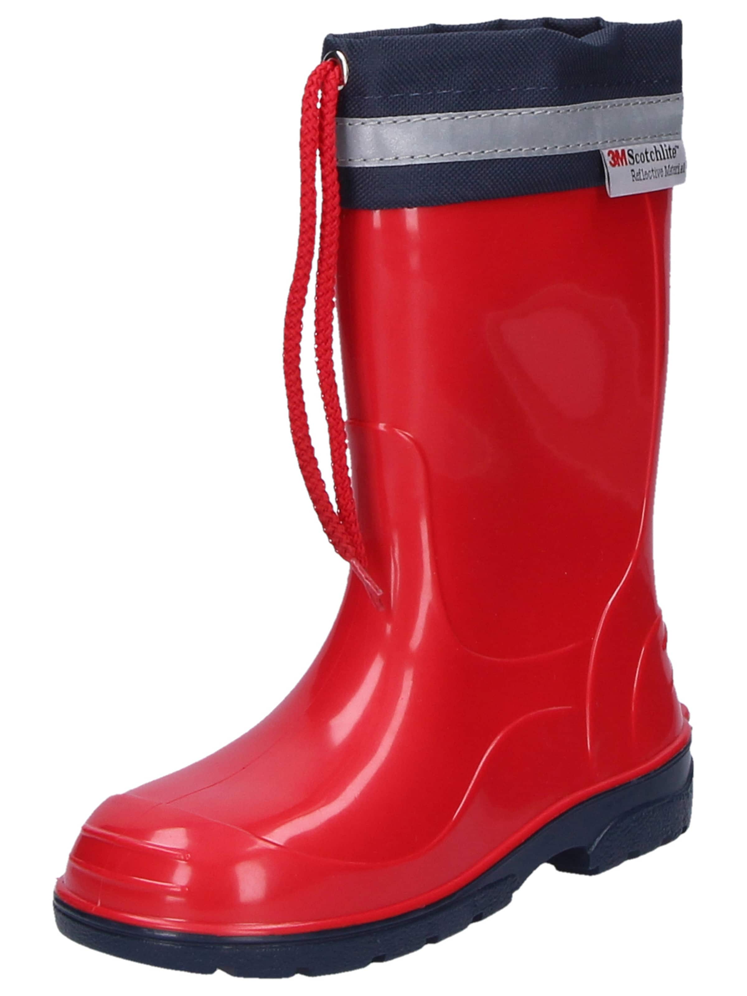 BOCKSTIEGEL Rubber Boots 'Regenstiefel Kim' in Red: front