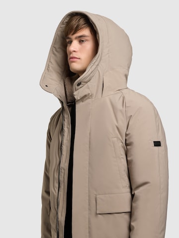 khujo Winter Jacket 'Jafar2' in Beige