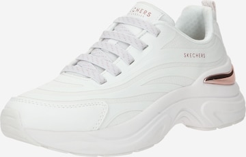 Baskets basses 'HAZEL' SKECHERS en blanc : devant