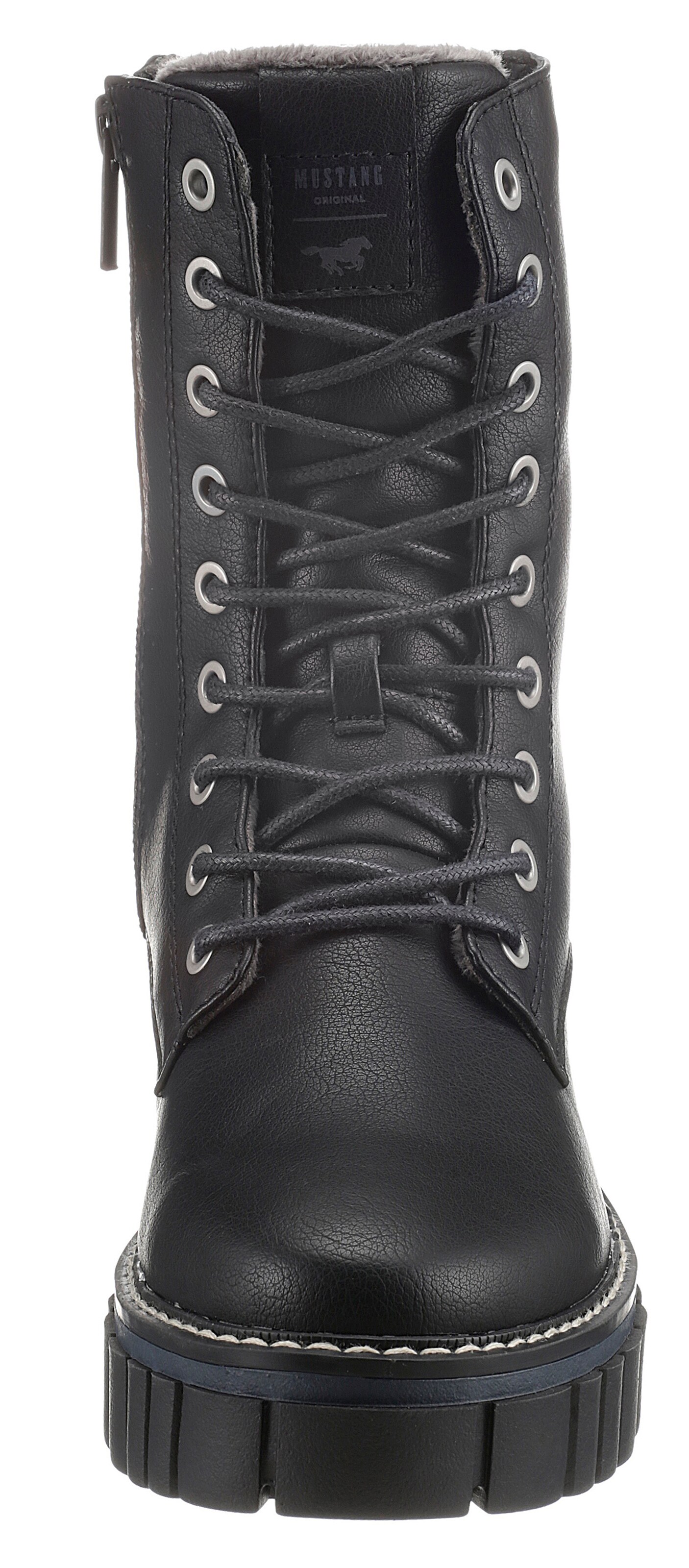 Bottines à lacets MUSTANG en noir