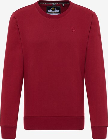 Sweat-shirt Schmuddelwedda en rouge : devant