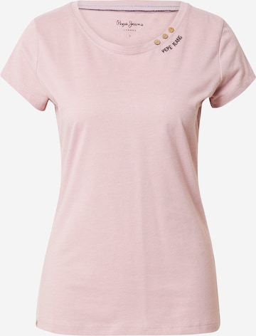 T-shirt 'RAGY' Pepe Jeans en rose : devant
