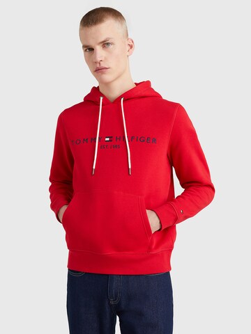 TOMMY HILFIGER - Ajuste regular Sudadera en rojo: frente