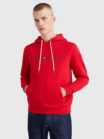 TOMMY HILFIGER Regular Fit Sweatshirt i rød: forside