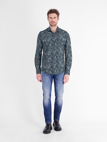 LERROS Regular fit Button Up Shirt in Blue