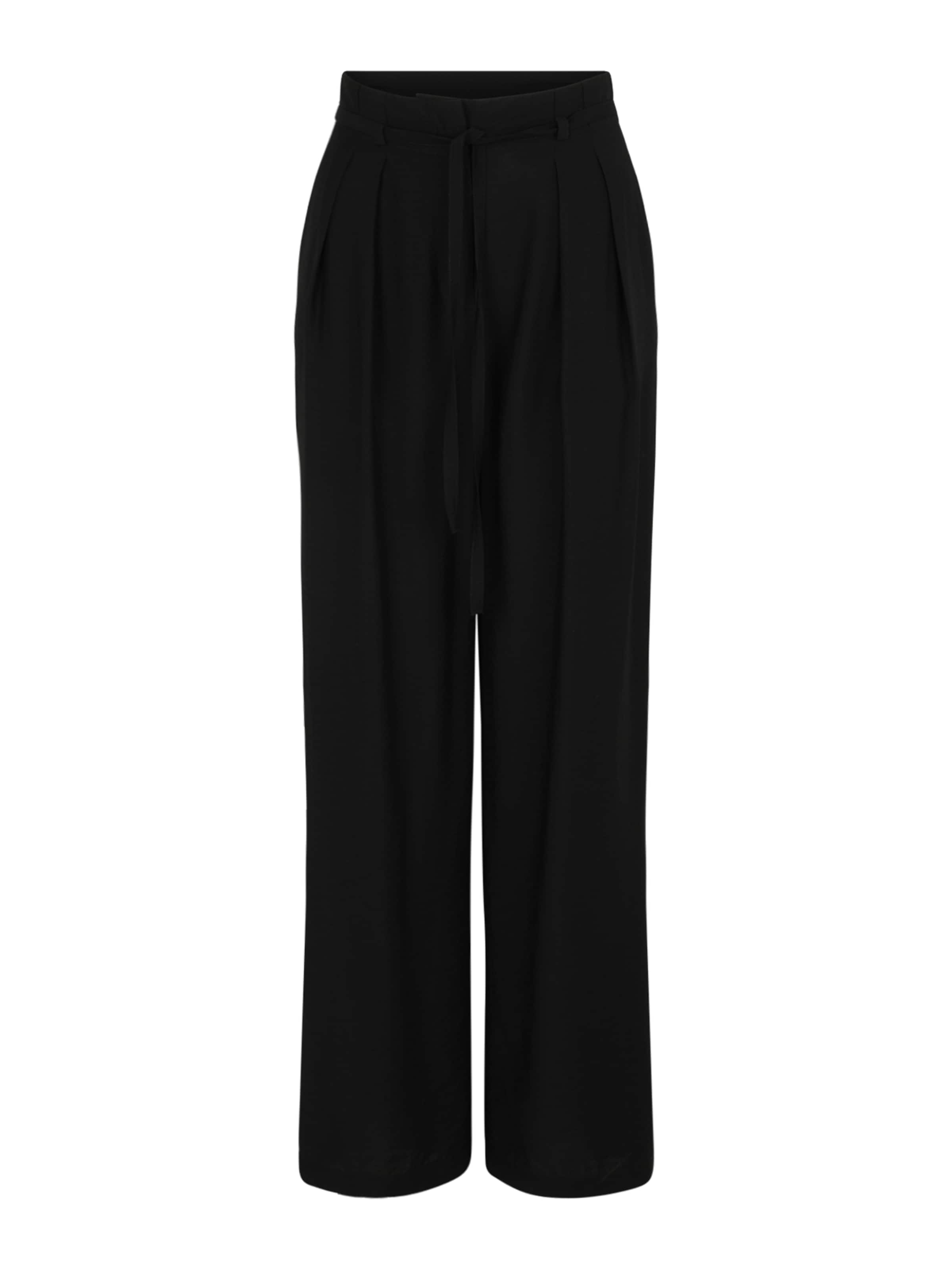 Wide leg Pantaloni cutați 'Farina' de la Guido Maria Kretschmer Women pe negru: față