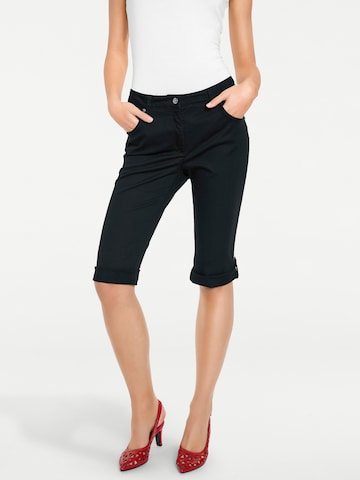 heine Skinny Džíny – černá: přední strana