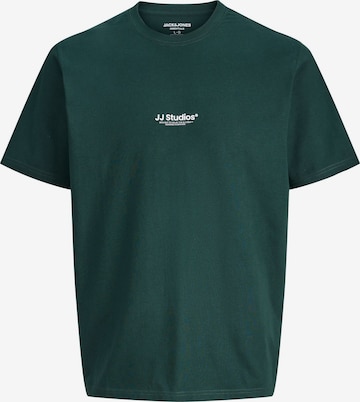 T-Shirt 'JJESoho' Jack & Jones Plus en vert : devant