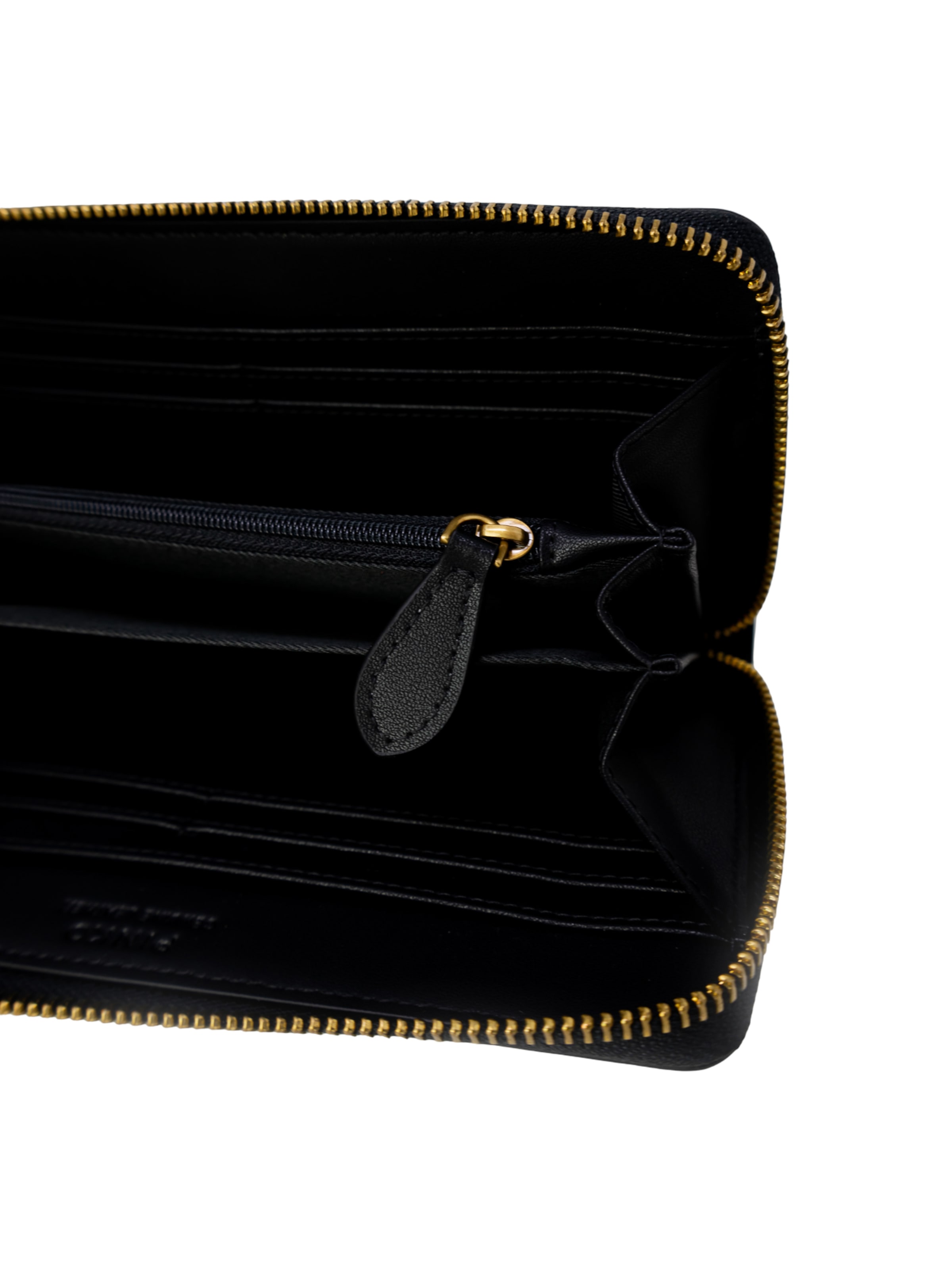 Portamonete 'RYDER ZIP AROUND VITELLO SETA 100250 A0F1' di PINKO in nero