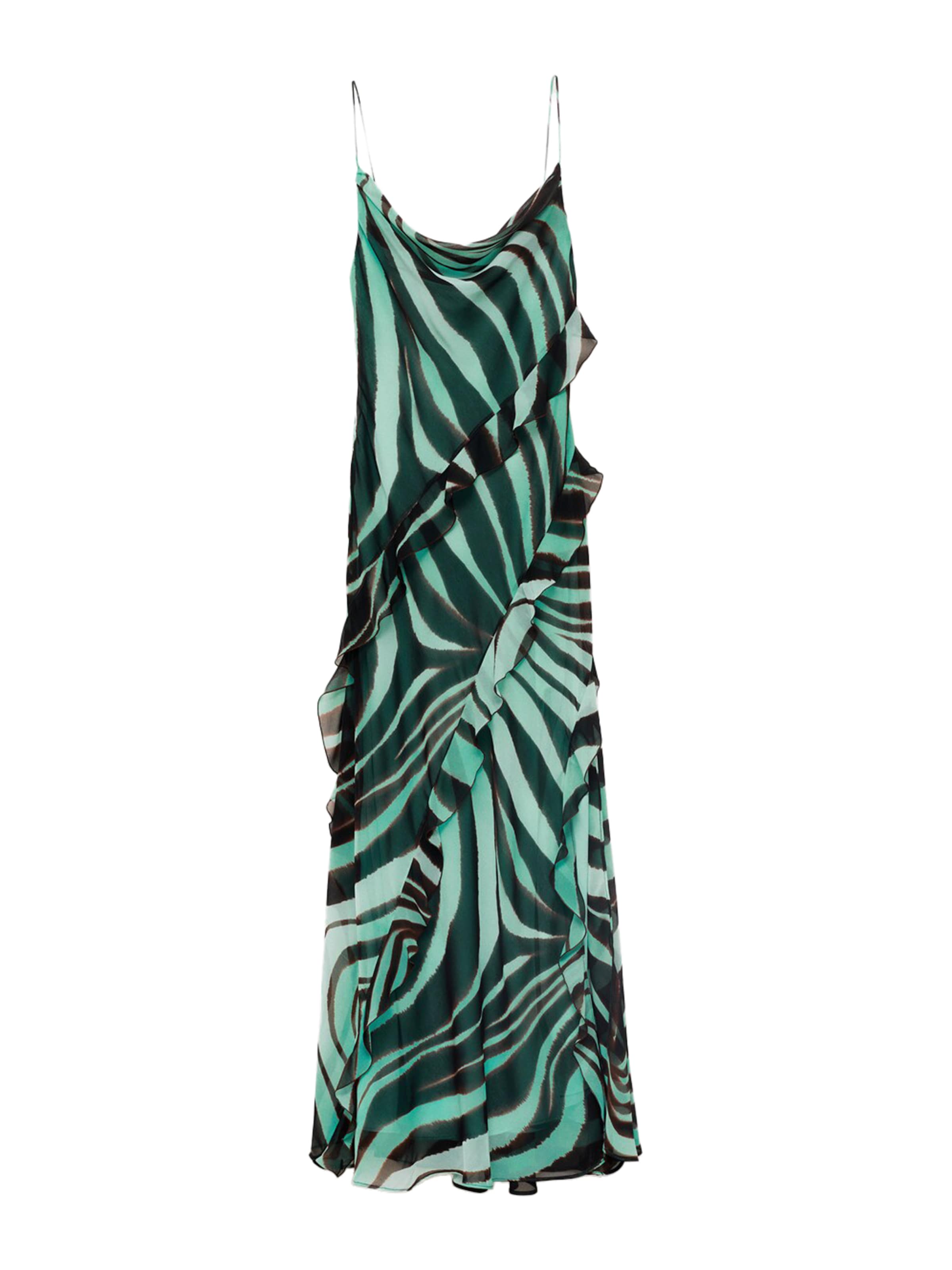 MANGO Nyári ruhák 'Livia' - zöld: elől