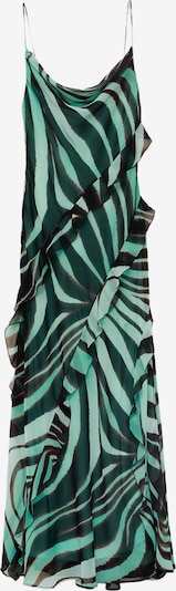 MANGO Ljetna haljina 'Livia' u tirkiz / smeđa / tamno zelena / crna, Pregled proizvoda