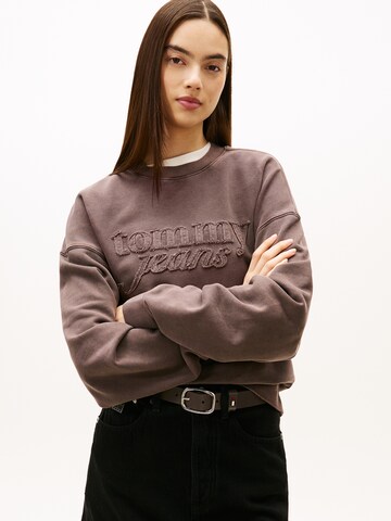 ruda Tommy Jeans Megztinis be užsegimo: priekis