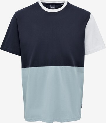 Only & Sons Shirt 'PATRICK' in Blauw: voorkant